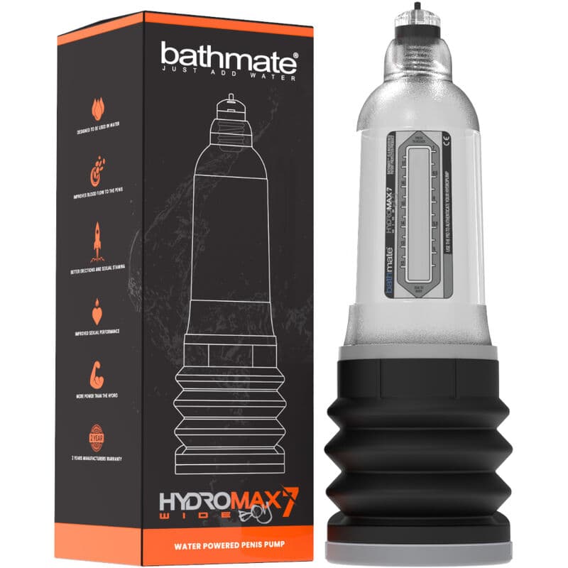 BATHMATE - HYDROMAX 7 WIDE BOY X30 TRANSPARENT thumb 2
