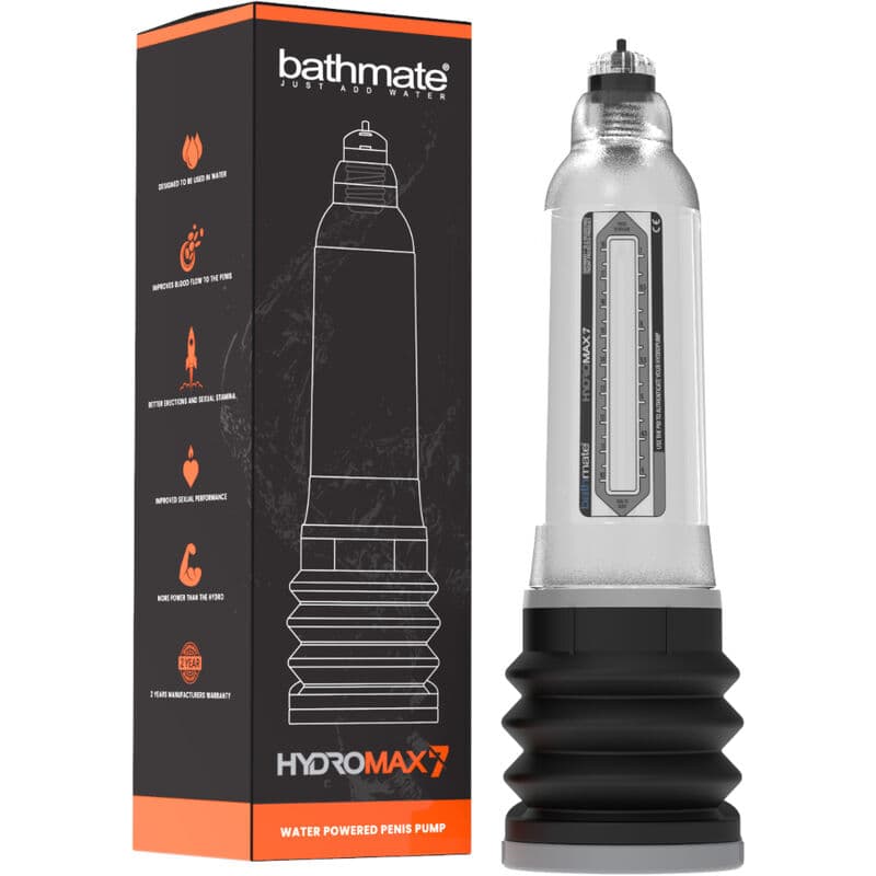 BATHMATE - HYDROMAX 7 TRANSPARENT PENIS INCREASE PUMP thumb 2