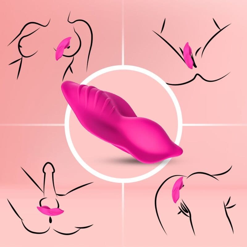 ARMONY - WHISPER WEARABLE PANTIES VIBRATOR REMOTE CONTROL FUCHSIA thumb 2
