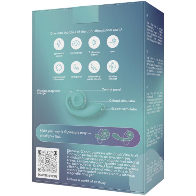 SNAIL VIBE - GIZI DUAL STIMULATOR TIFFANY thumb 5