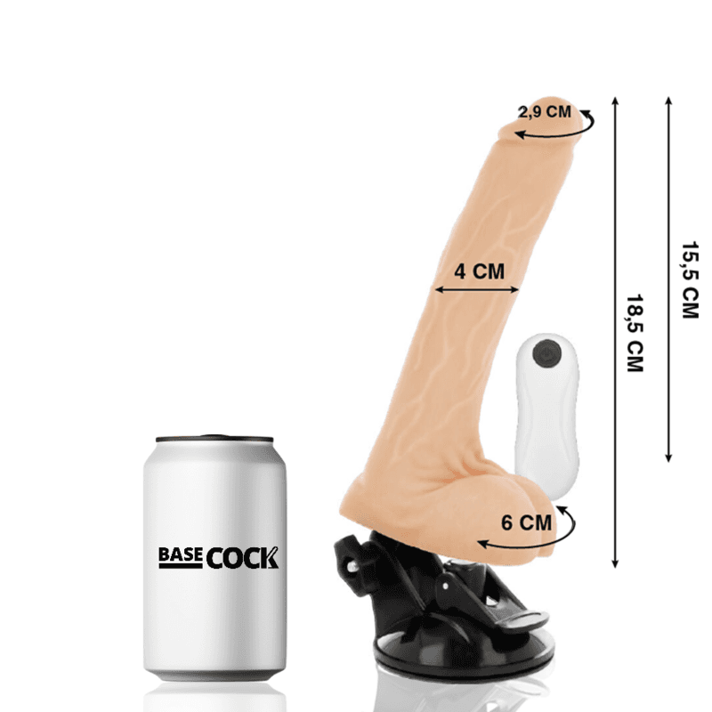 BASECOCK - REALISTIC ARTICULABLE REMOTE CONTROL FLESH 18.5 CM -O- 4 CM thumb 2