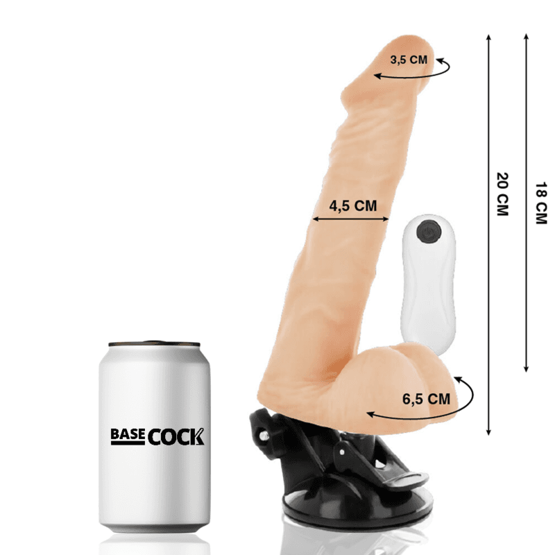 BASECOCK - REALISTIC ARTICULABLE REMOTE CONTROL FLESH 20 CM -O- 4.5 CM thumb 2