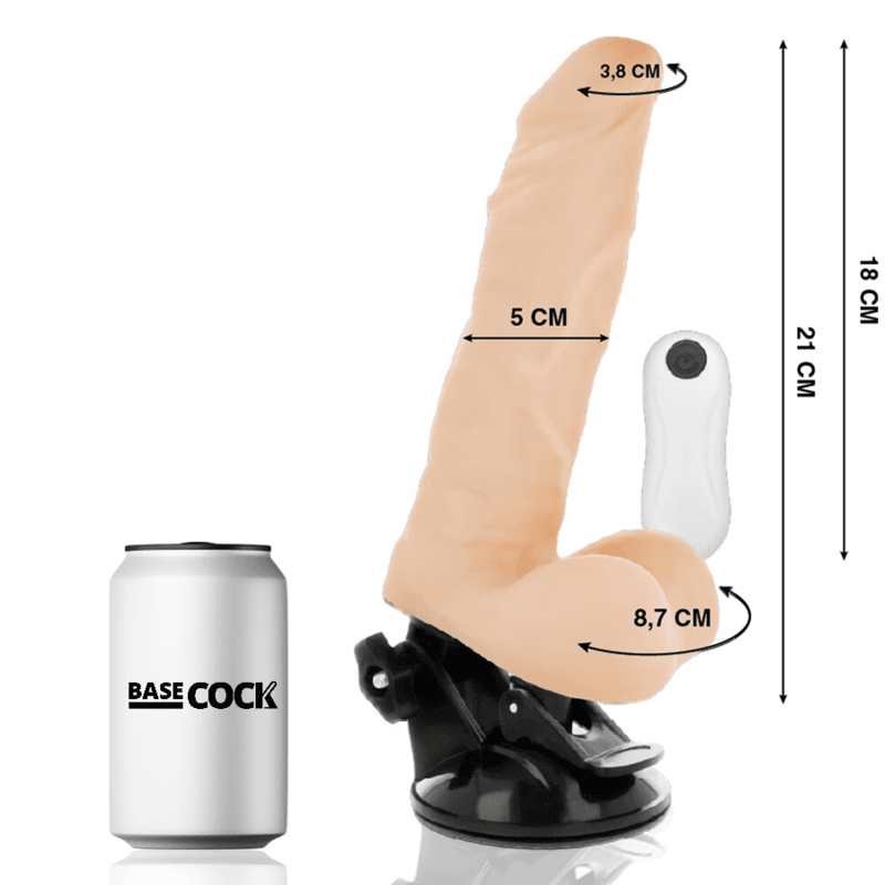 BASECOCK - REALISTIC BENDABLE REMOTE CONTROL FLESH 21 CM -O- 5 CM thumb 2