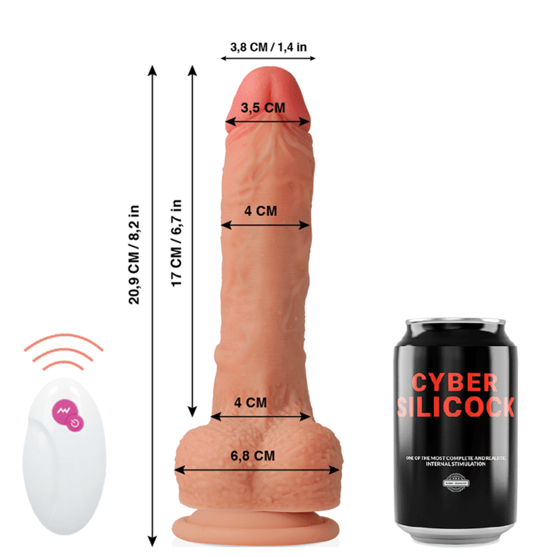CYBER SILICOCK - REMOTE CONTROL REALISTIC MR RICK 20.9 CM -O- 4 CM thumb 2
