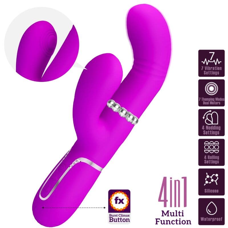 PRETTY LOVE - MULTIFUNCTION G-SPOT VIBRATOR FUCHSIA thumb 3
