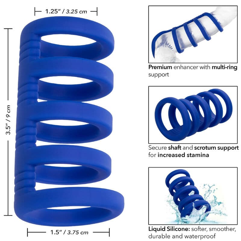 CALEXOTICS - ADMIRAL XTREME CAGE BLUE thumb 4