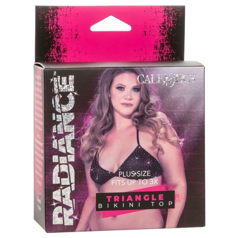 CALEXOTICS - RADIANCE TRIANGLE BIKINI TOP RHINE PLUS SIZE thumb 4