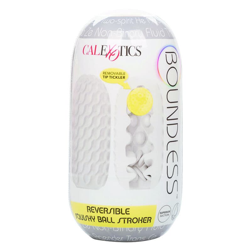 CALEXOTICS - BOUNDLESS REVERSIBLE SQUISHY BALL STROKE GREY thumb 2
