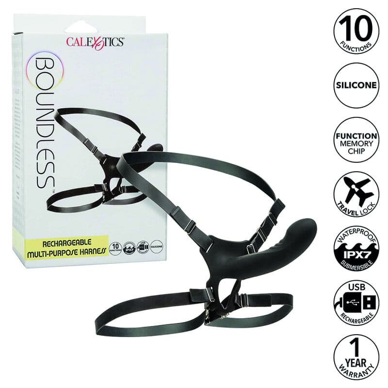 CALEXOTICS - BOUNDLESS RECHARGABLE MULTI-PORPUSE ARNESS thumb 2