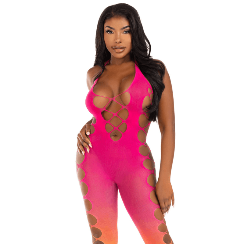 LEG AVENUE - ANKLE BODYSTOCKING SUNSET thumb 1