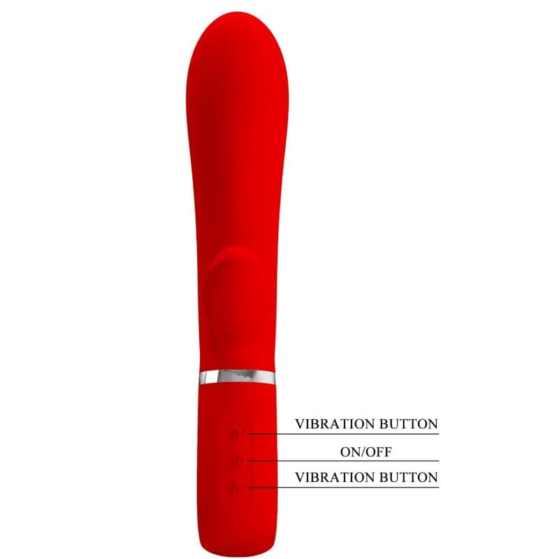 PRETTY LOVE - THOMAS MULTIFUNCTION G-SPOT VIBRATOR RED thumb 6