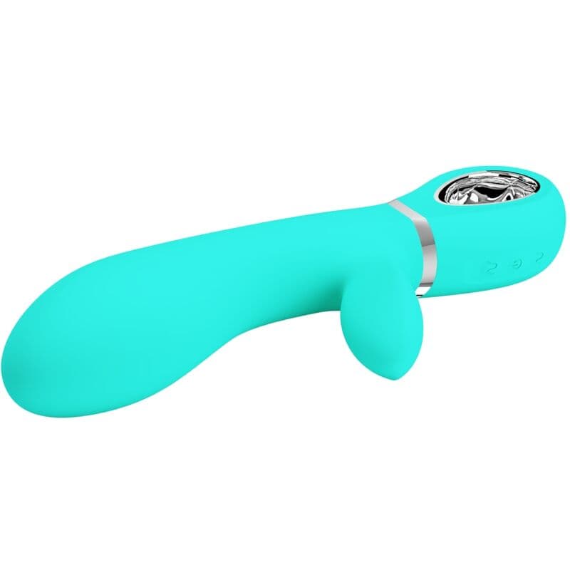 PRETTY LOVE - THOMAS MULTIFUNCTION G-SPOT VIBRATOR AQUA GREEN thumb 4
