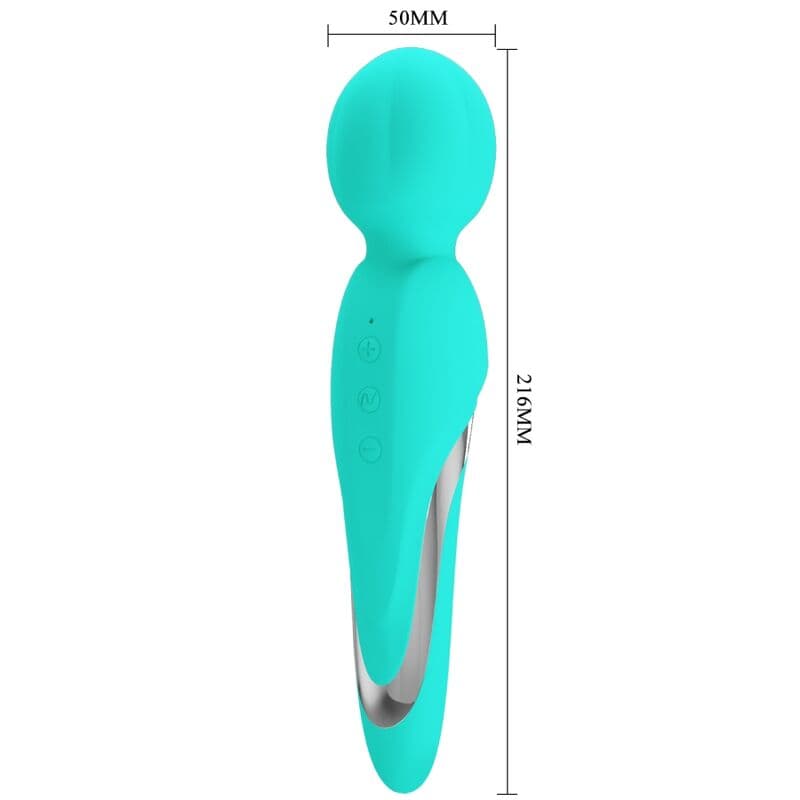PRETTY LOVE - WALTER VIBRATOR WAND AQUA GREEN thumb 5