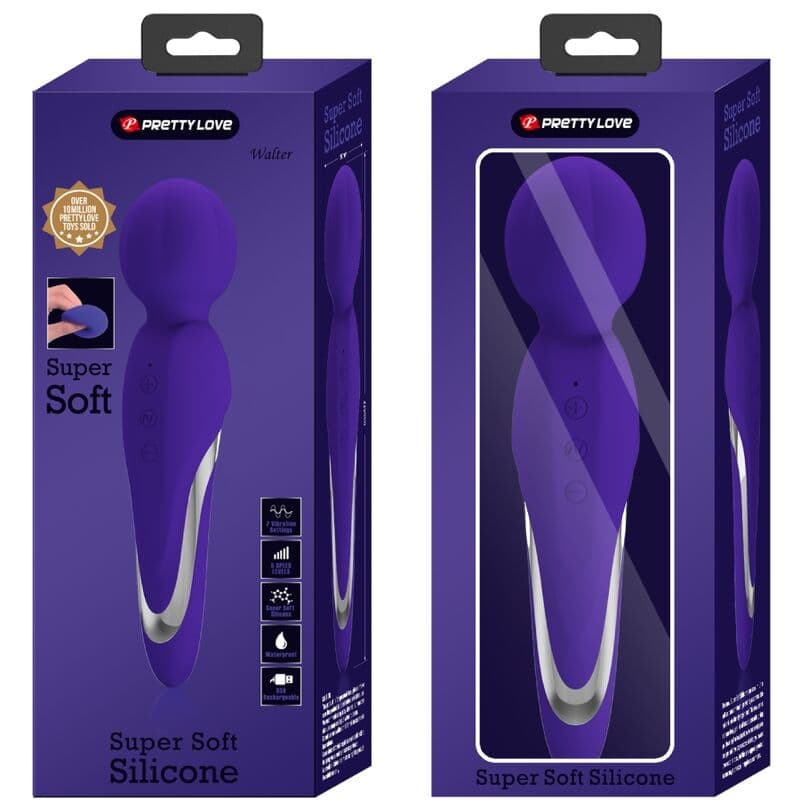 PRETTY LOVE - WALTER VIBRATOR WAND PURPLE thumb 9