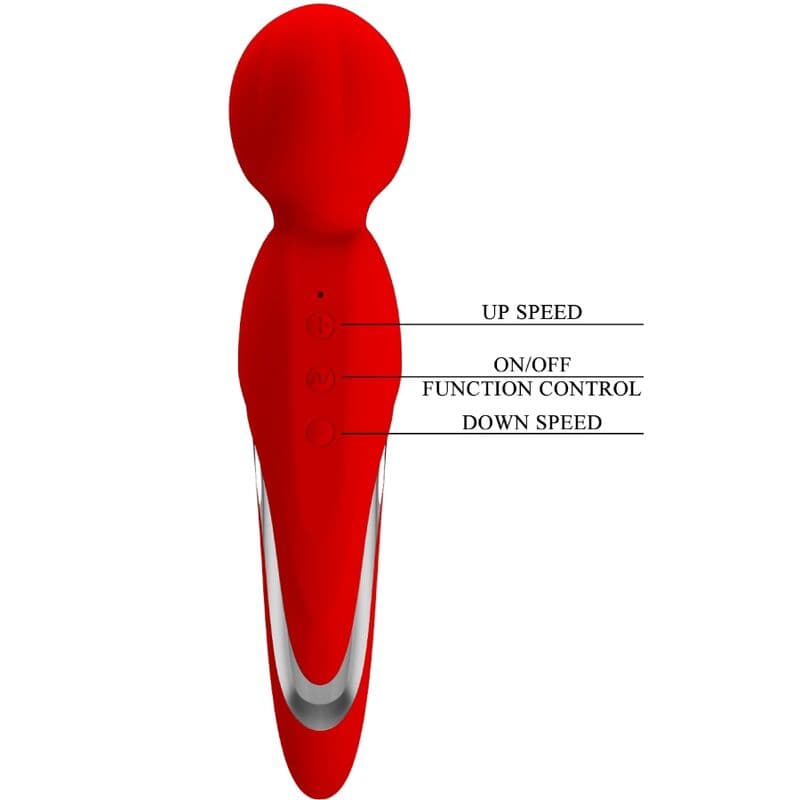 PRETTY LOVE - WALTER VIBRATOR WAND RED thumb 6