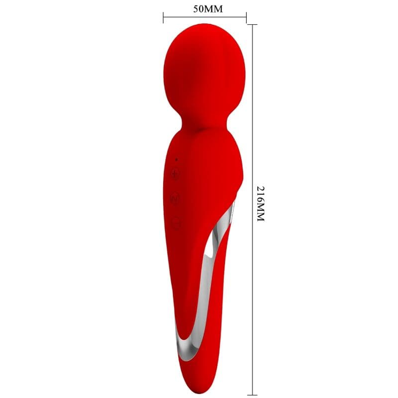 PRETTY LOVE - WALTER VIBRATOR WAND RED thumb 5