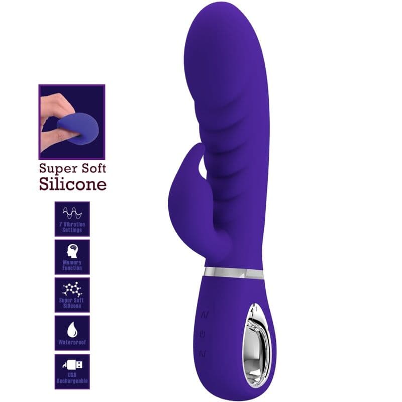 PRETTY LOVE - PRESCOTT MULTIFUNCTION G-SPOT VIBRATOR PURPLE thumb 7