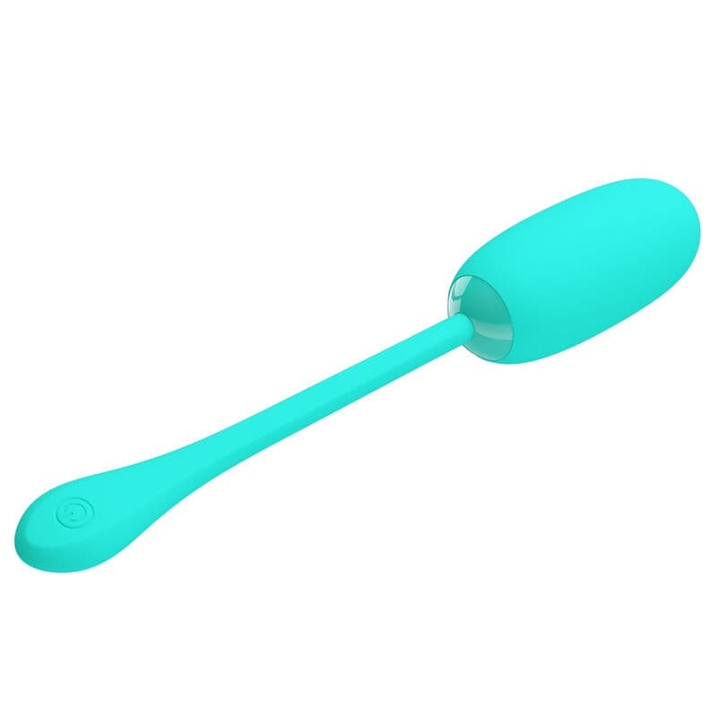 PRETTY LOVE - JULIUS WATERPROOF-RECHARGEABLE VIBRATING EGG AQUA GREEN thumb 2