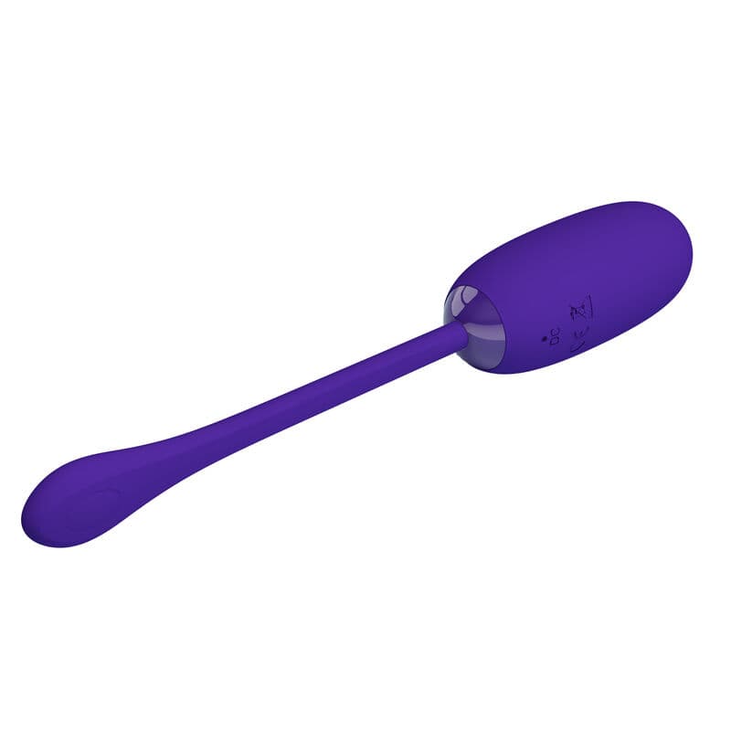 PRETTY LOVE - JULIUS WATERPROOF-RECHARGEABLE VIBRATING EGG PURPLE thumb 5