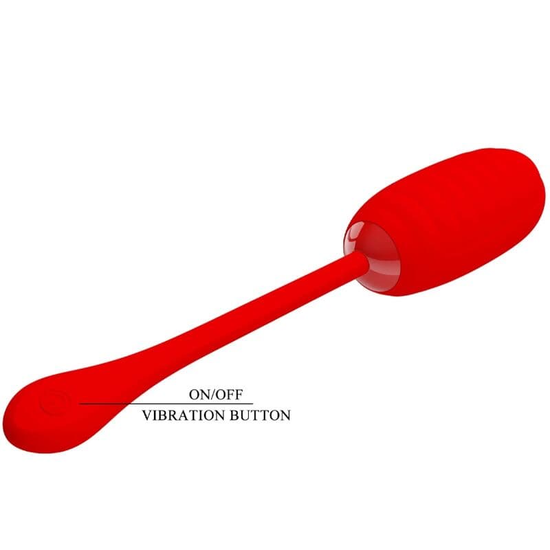 PRETTY LOVE - KIRK RECHARGEABLE VIBRATING EGG RED thumb 7