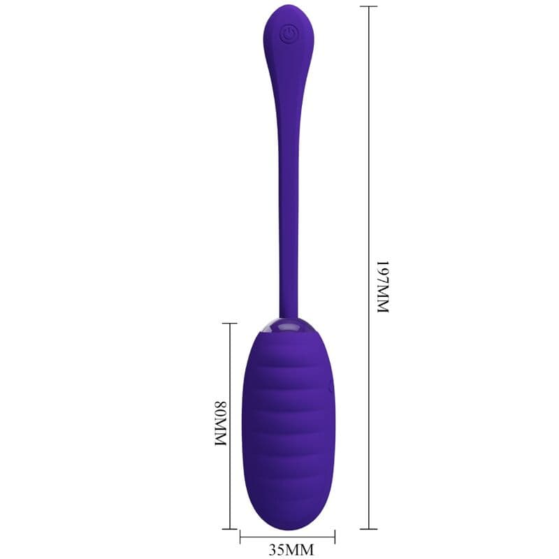 PRETTY LOVE - KIRK RECHARGEABLE VIBRATING EGG PURPLE thumb 6
