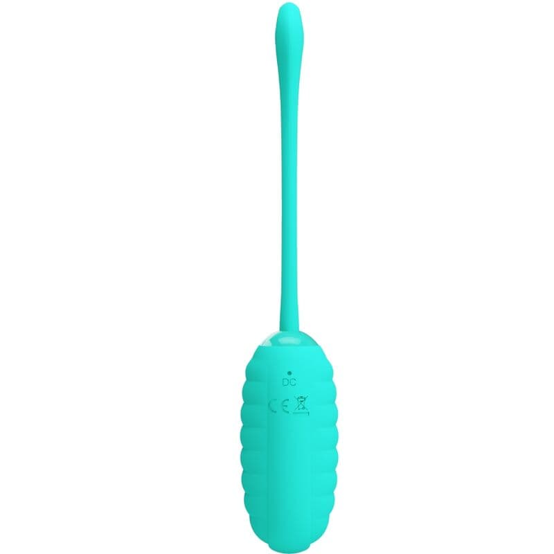 PRETTY LOVE - KIRK RECHARGEABLE VIBRATING EGG AQUA GREEN thumb 2