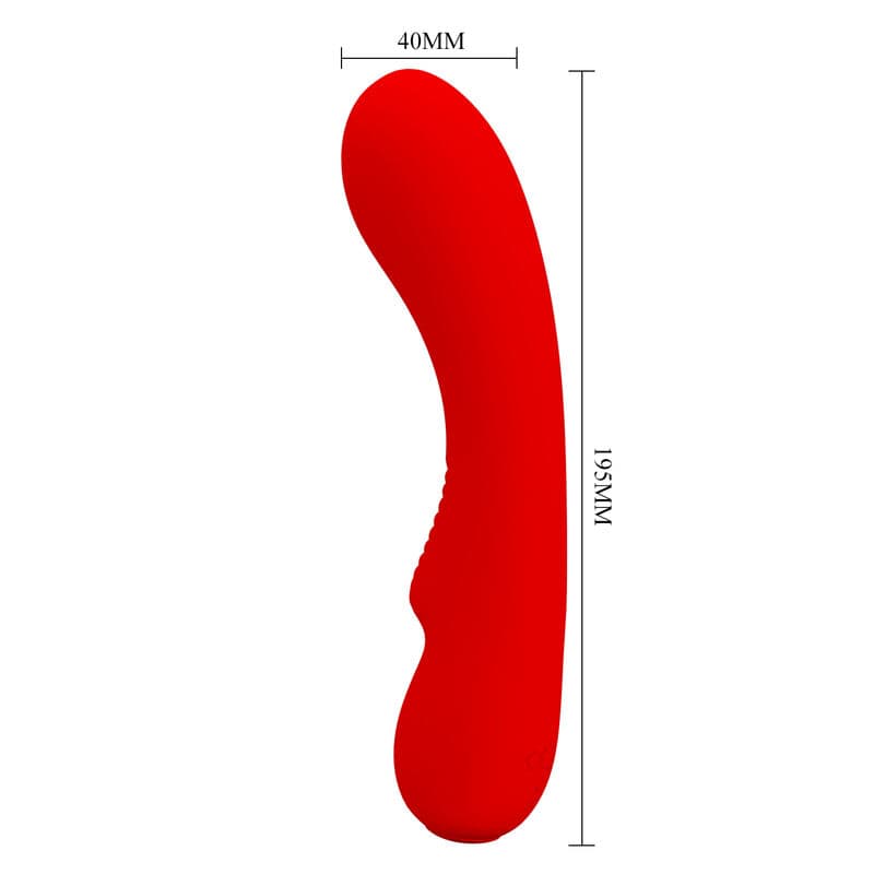 PRETTY LOVE - PRESCOTT RECHARGEABLE VIBRATOR RED thumb 5