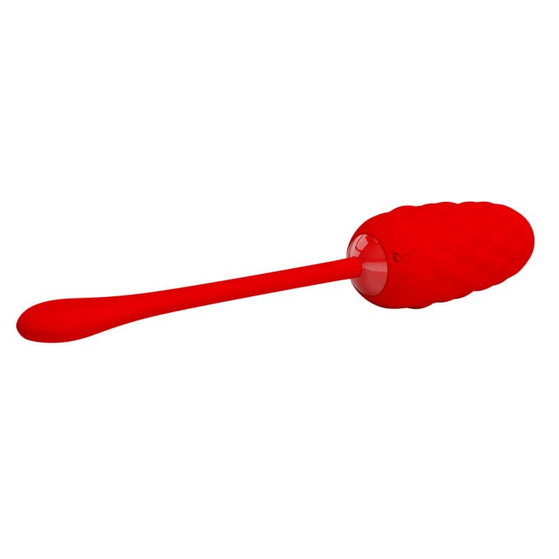 PRETTY LOVE - VIBRATING EGG WITH RED RECHARGEABLE MARINE TEXTURE thumb 3