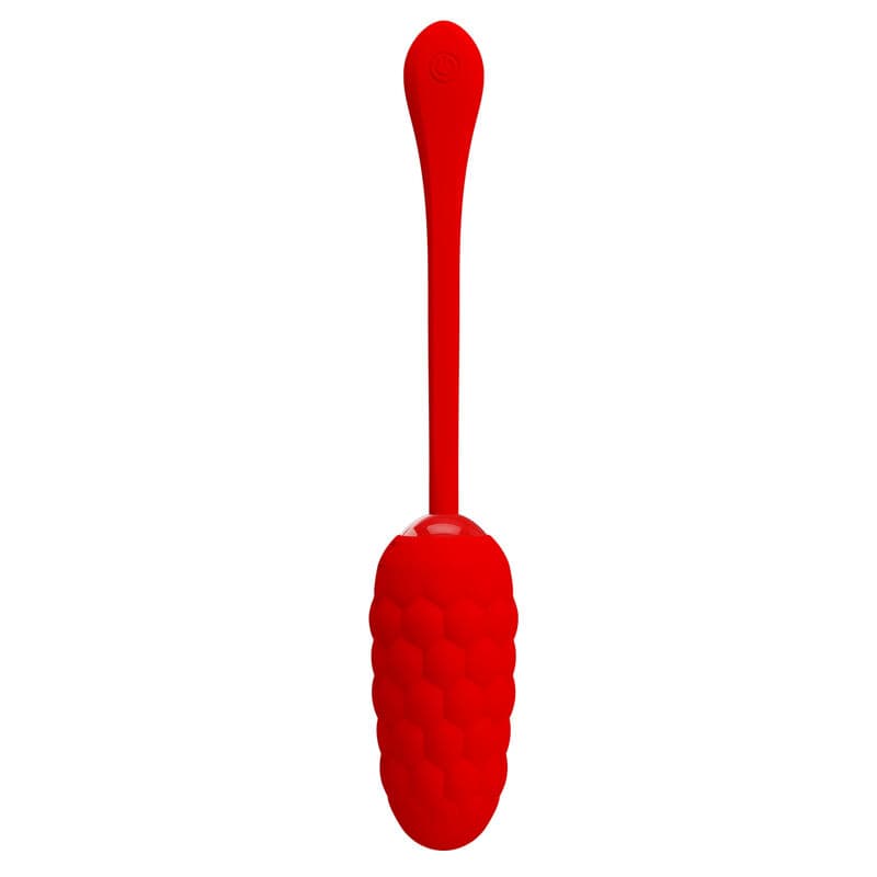 PRETTY LOVE - VIBRATING EGG WITH RED RECHARGEABLE MARINE TEXTURE thumb 5