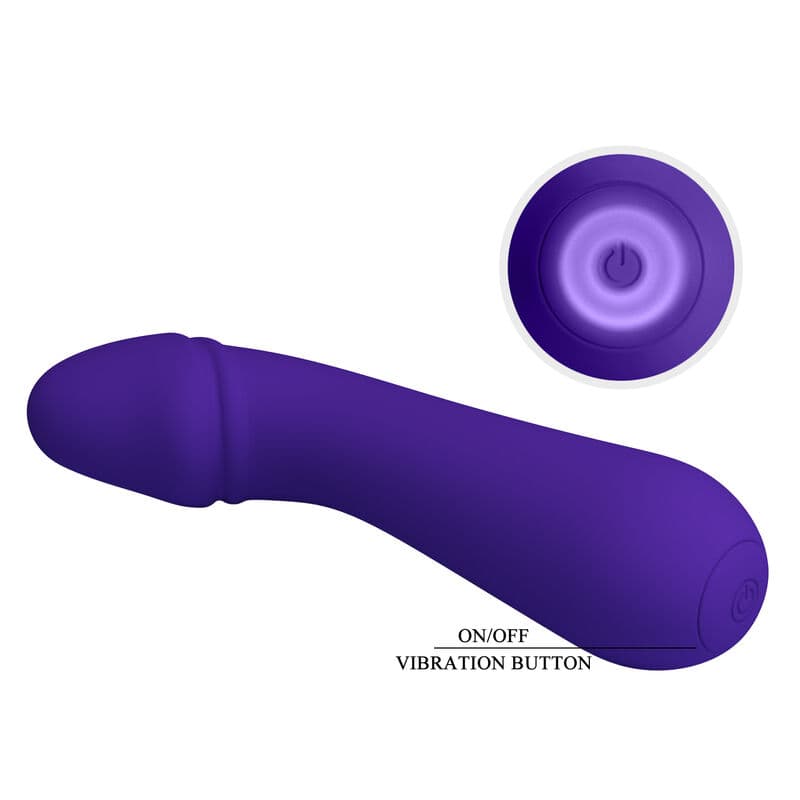PRETTY LOVE - CETUS RECHARGEABLE VIBRATOR PURPLE thumb 7
