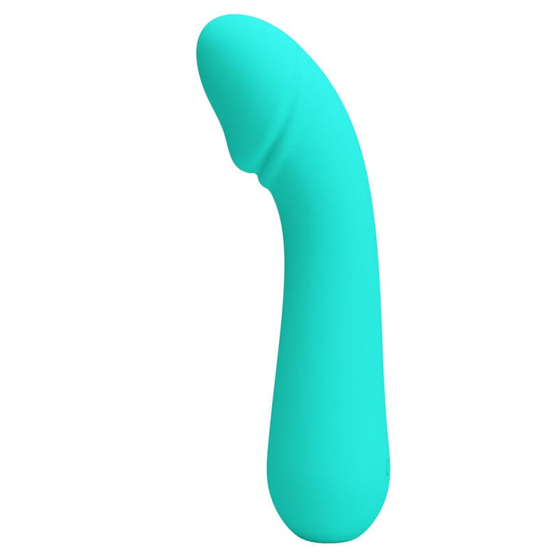 PRETTY LOVE - CETUS RECHARGEABLE VIBRATOR AQUA GREEN thumb 2