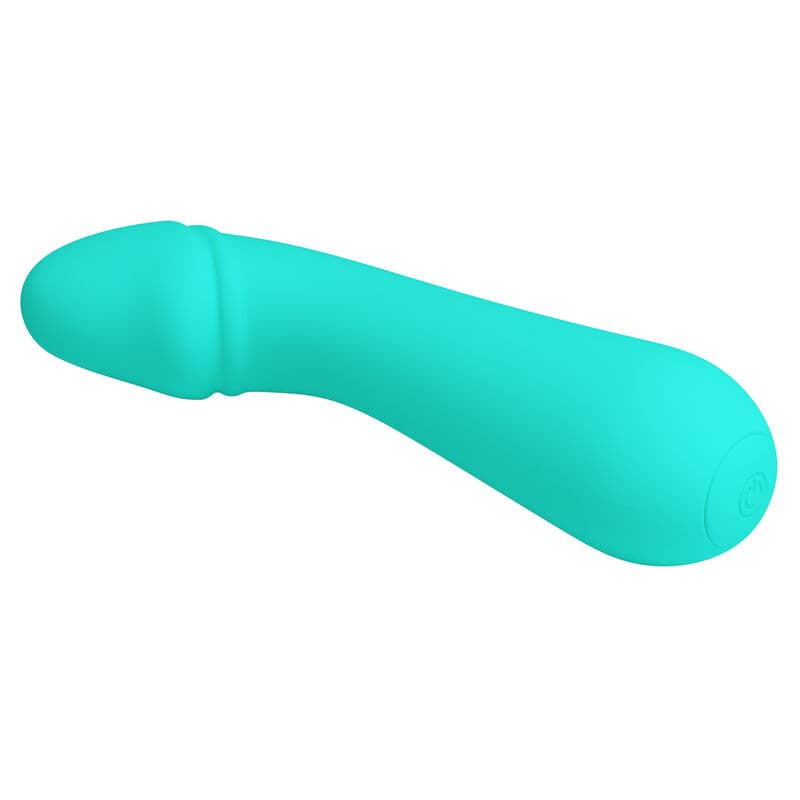 PRETTY LOVE - CETUS RECHARGEABLE VIBRATOR AQUA GREEN thumb 4