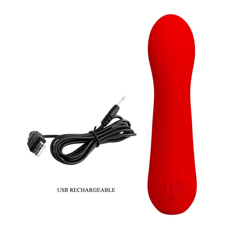 PRETTY LOVE - FAUN RECHARGEABLE VIBRATOR RED thumb 8