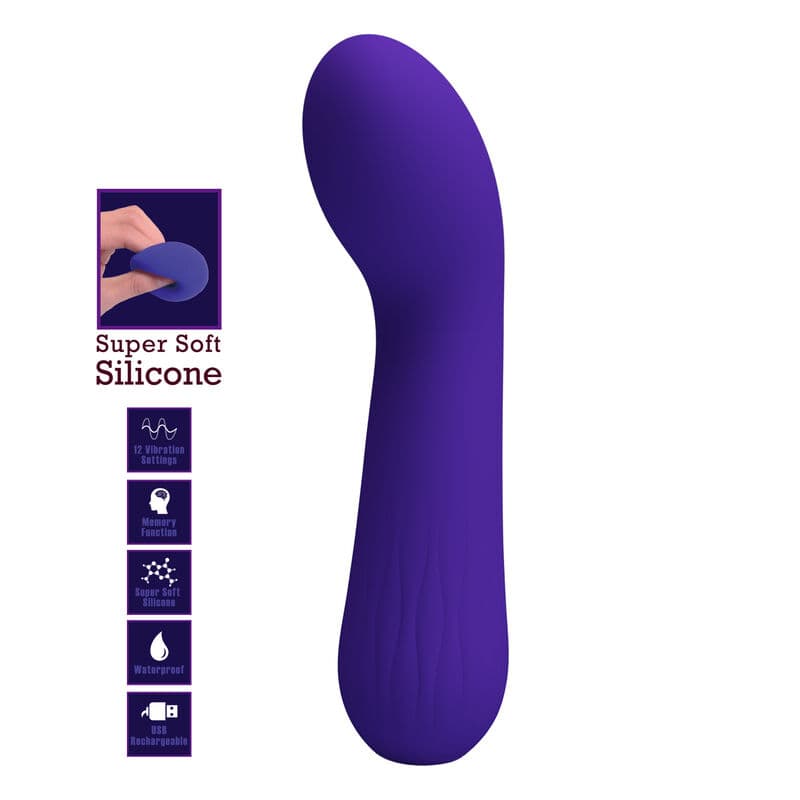 PRETTY LOVE - FAUN RECHARGEABLE VIBRATOR PURPLE thumb 7