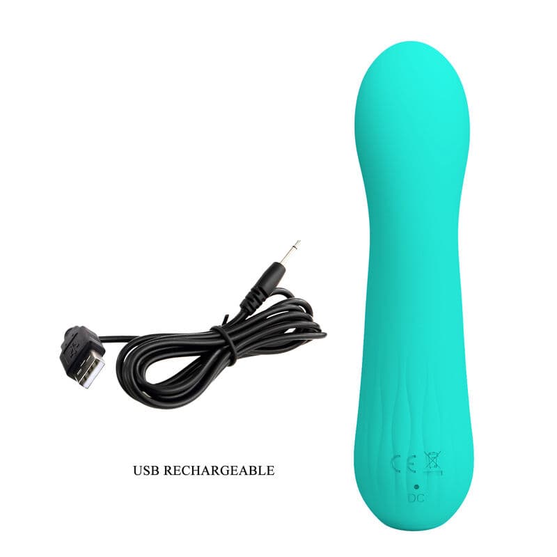 PRETTY LOVE - FAUN RECHARGEABLE VIBRATOR AQUA GREEN thumb 8