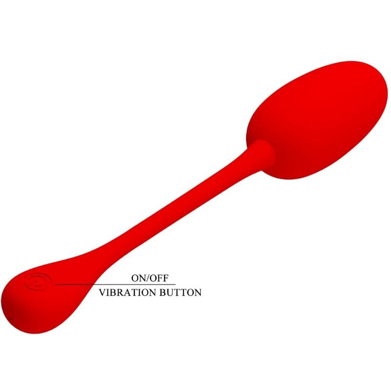PRETTY LOVE - KNUCKER RED RECHARGEABLE VIBRATING EGG thumb 7