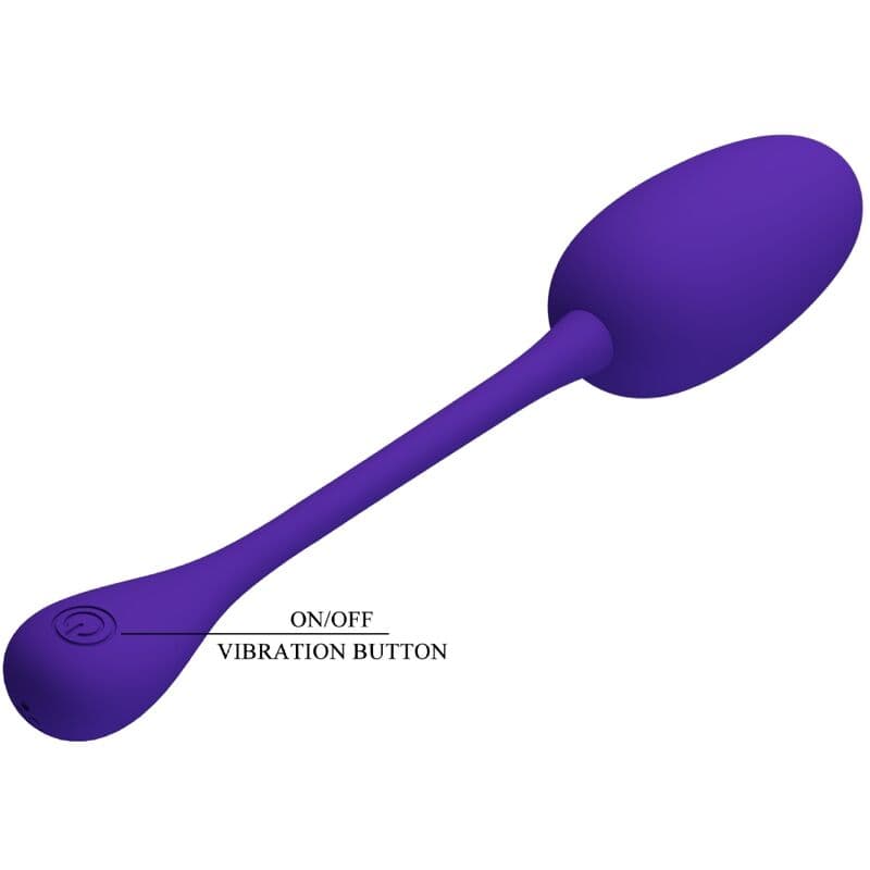 PRETTY LOVE - KNUCKER PURPLE RECHARGEABLE VIBRATING EGG thumb 7