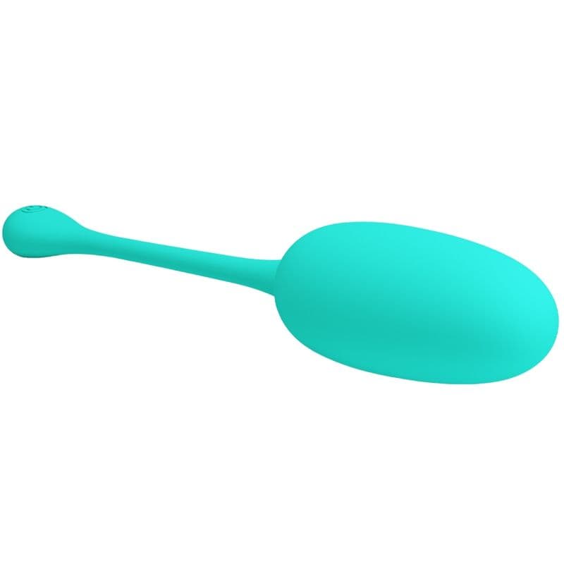 PRETTY LOVE - KNUCKER WATER GREEN RECHARGEABLE VIBRATING EGG thumb 3