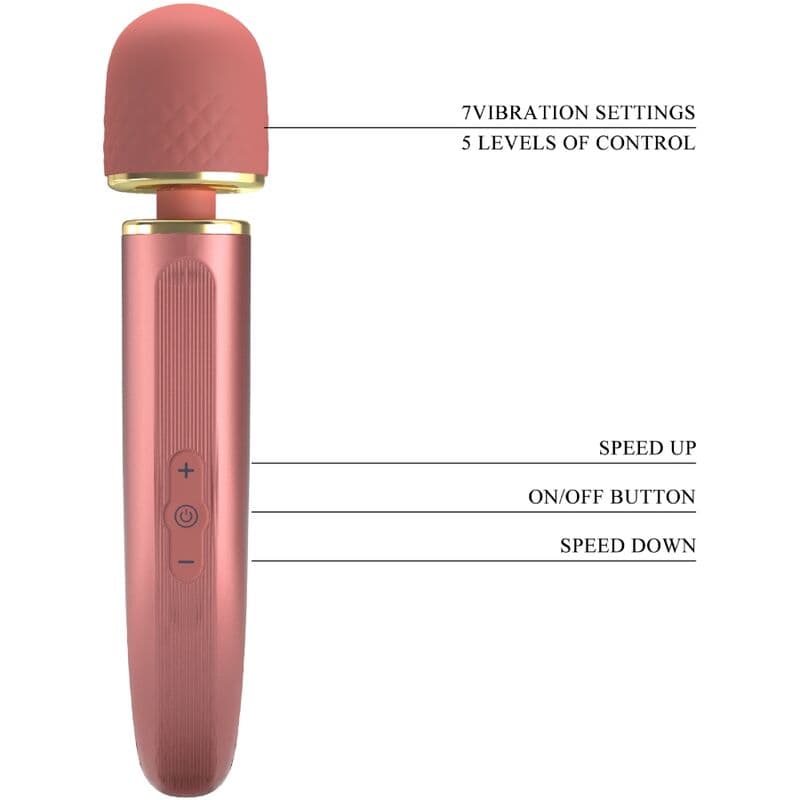 PRETTY LOVE - MASSAGER 7 VIBRATION MODES PINK thumb 8