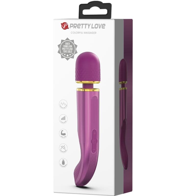 PRETTY LOVE - MASSAGER 7 VIBRATION MODES PURPLE thumb 10
