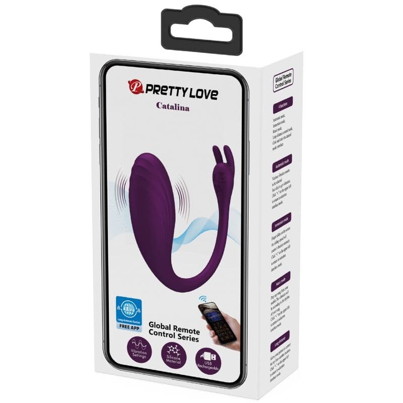 PRETTY LOVE - CATALINA VIBRATOR APP REMOTE CONTROL PURPLE thumb 20
