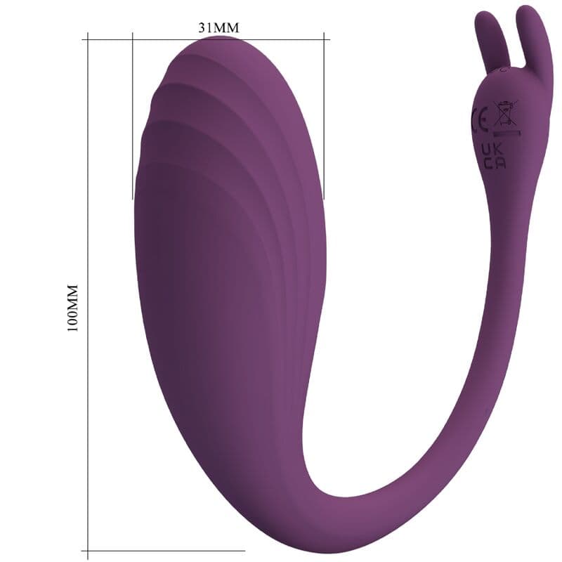PRETTY LOVE - CATALINA VIBRATOR APP REMOTE CONTROL PURPLE thumb 6