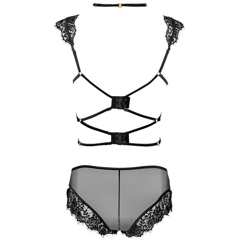 LIVCO CORSETTI FASHION - PALMENOM LC 90614 BRA + PANTY BLACK thumb 4