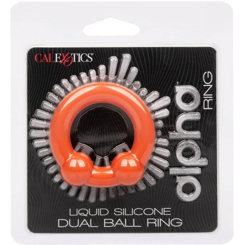 CALEXOTICS - ALPHA DUAL BALL RING ORANGE thumb 2