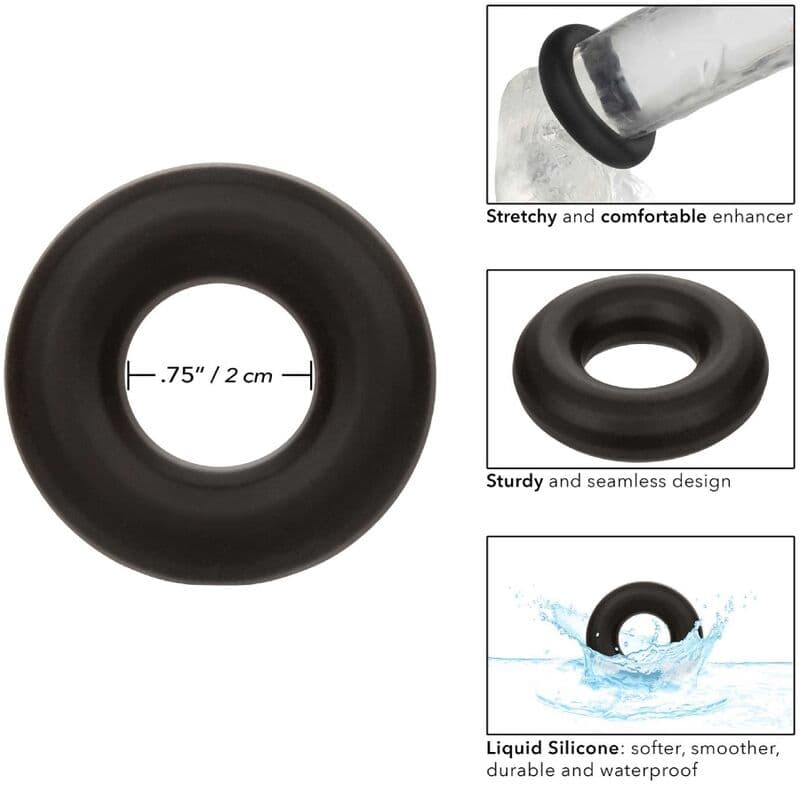 CALEXOTICS - ALPHA PROLONG MEDIUM RING BLACK thumb 6