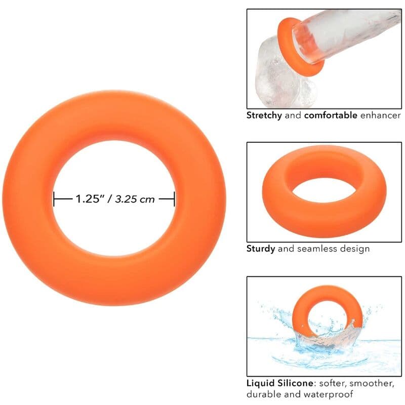 CALEXOTICS - ALPHA PROLONG LARGE RING ORANGE thumb 9