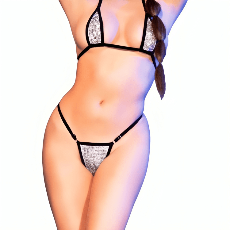 CHILIROSE - CR 4660 BIKINI SILVER S/M thumb 3