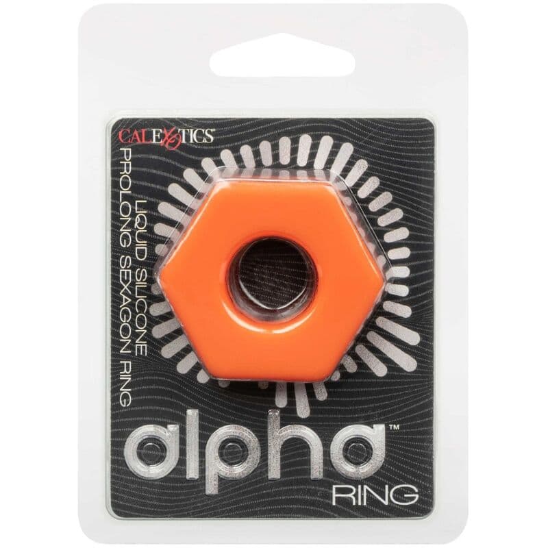 CALEXOTICS - ALPHA PROLONG SEXAGON RING ORANGE thumb 2