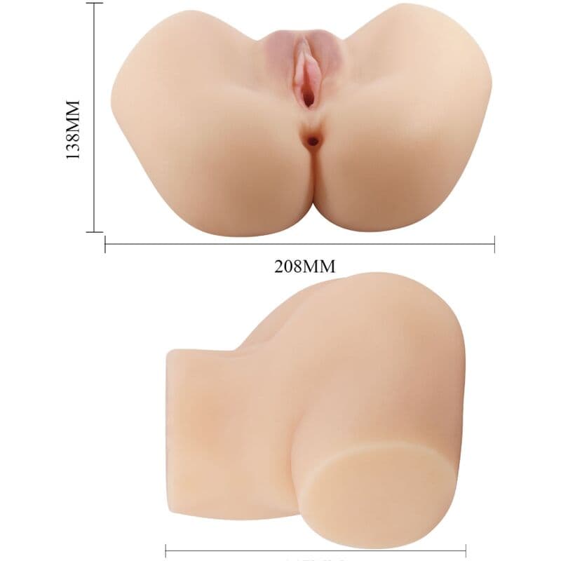 CRAZY BULL - REALISTIC VAGINA AND ANUS HAILEY VIBRATOR thumb 5