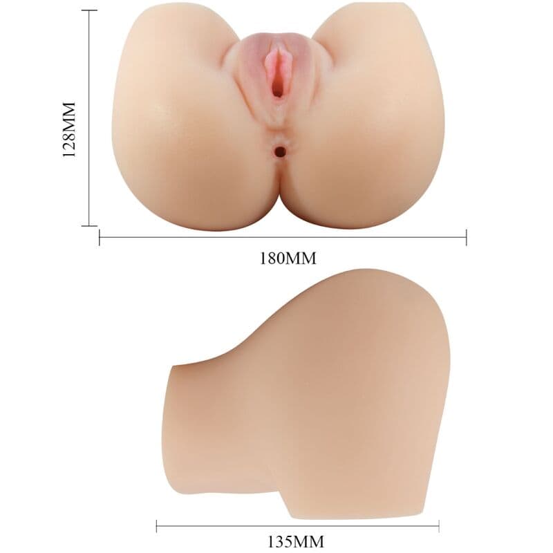 CRAZY BULL - REALISTIC VAGINA AND ANUS MILA VIBRATOR thumb 6